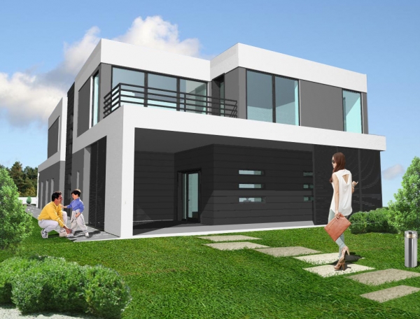 Projekt domu jednorodzinnego w Chybach